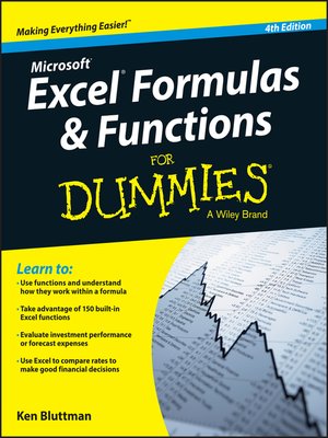 cover image of Excel Formulas & Functions For Dummies